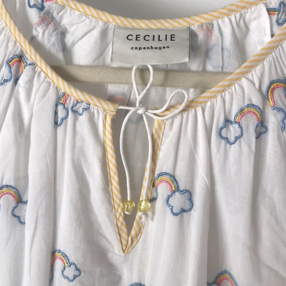 Rainbow Embroidered Nightgown Nap Dress - Picture 4 of 9